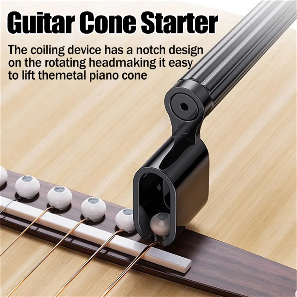 Plastic Acoustic Electric Guitar Bass String Peg Winder Bridge Pin Puller Versatile Guitars Maintenance Tool Accessories