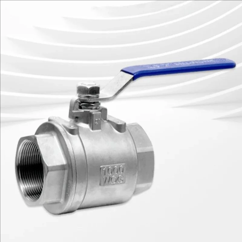 

Megarion 316 Нержавеющая сталь 2P Полнопортовая внутренняя резьба Шаровой кран 2 дюйма DN50 1000 WOG, высокая производительность уплотнения, электромагнитный клапан