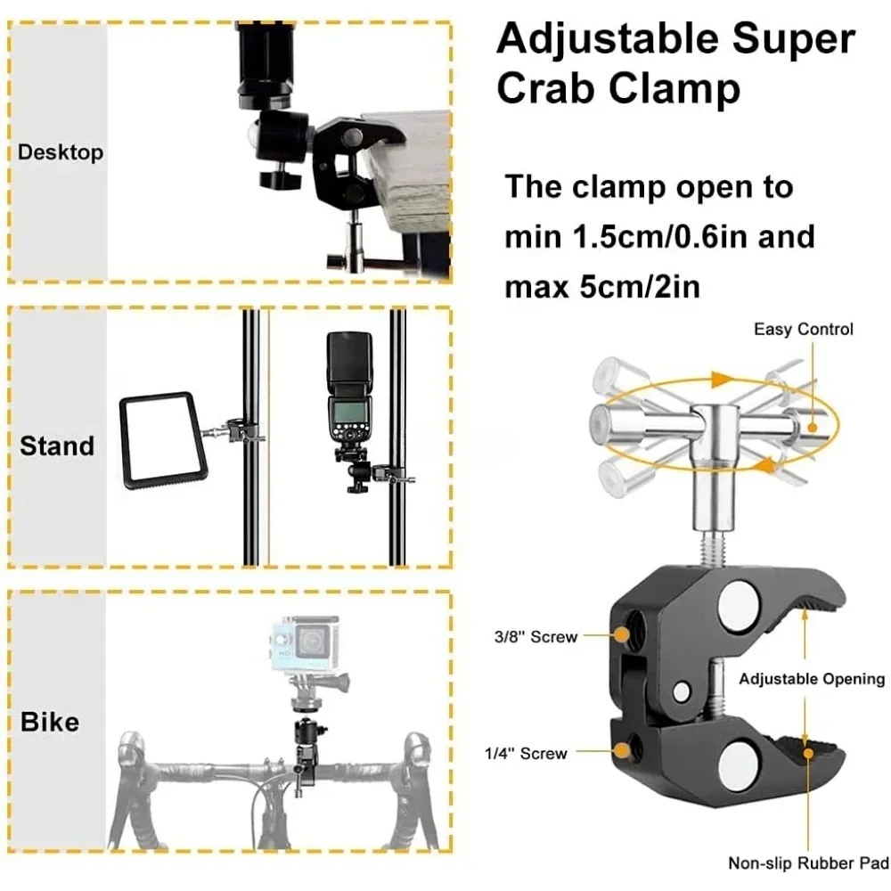 Metal Super Clamp W…