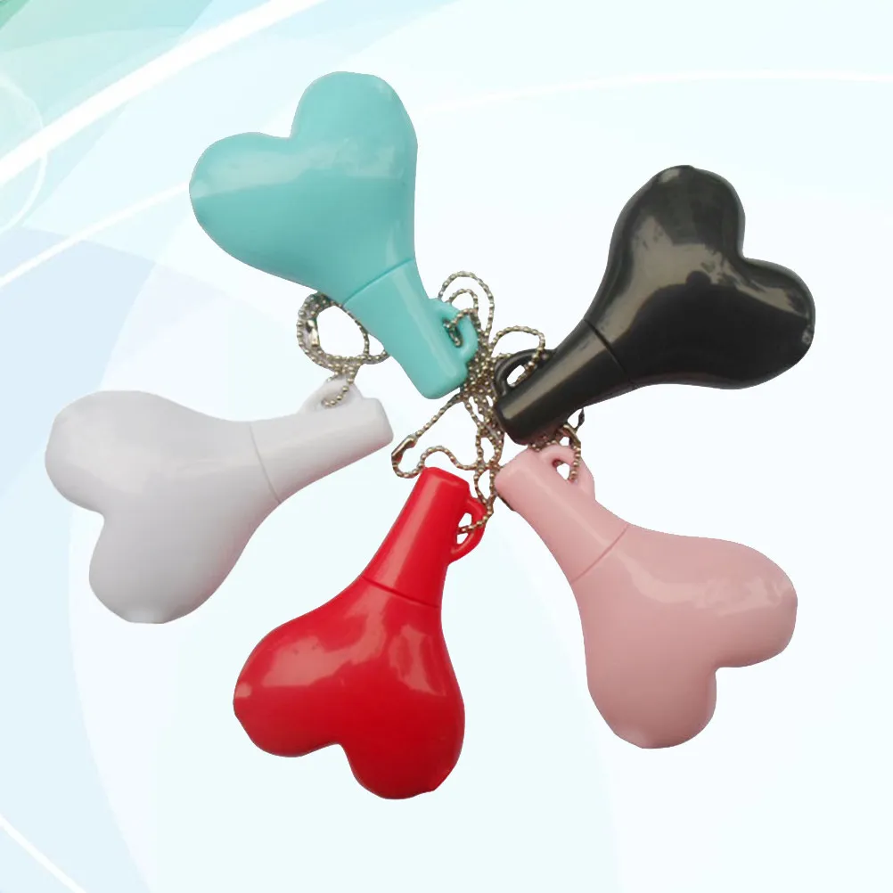 Heart Shaped 3.5mm Male to 2 Port Stereo Audio Splitter Adapter for Sharing Music with Friends Family Portable Lightweight
