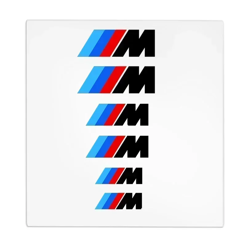 For BMW M E81 E82 E88 E90 E91 E92 E93 F30 E60 E61 GT F10 F11 F18 E63 E64 E68 F03 E89 1set Car Brake Caliper Badge Emblem Sticker