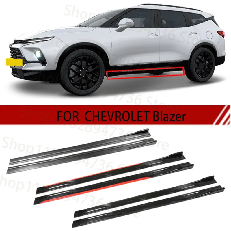 

FOR CHEVROLET Blazer 2M Car Side Skirt Extension Plate Lip Separator Bumper 2.18M Racing Side Spoiler