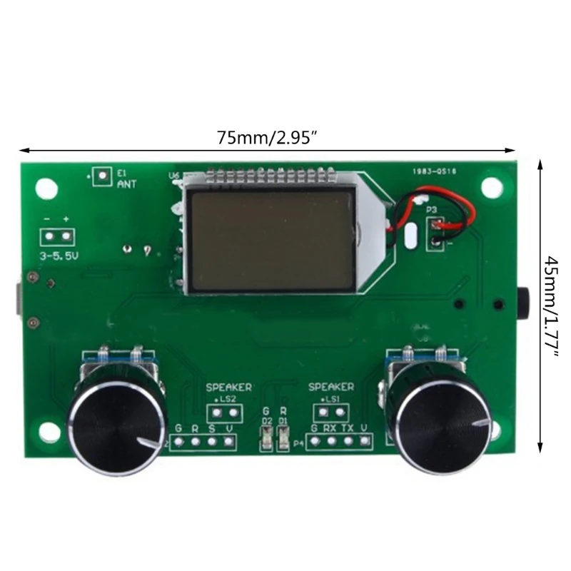 PLL Digital Stereo FM Radio Receiver Advanced Digital Radios Receiver Module