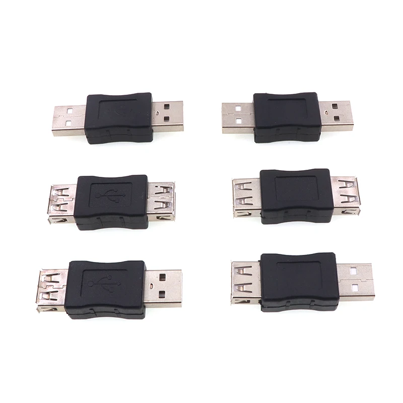 USB2.0A Male To Male - Konektor Ekstensi USB 2.0, Adaptor Female/Female & Male/Female, Transfer Data Berkecepatan Tinggi