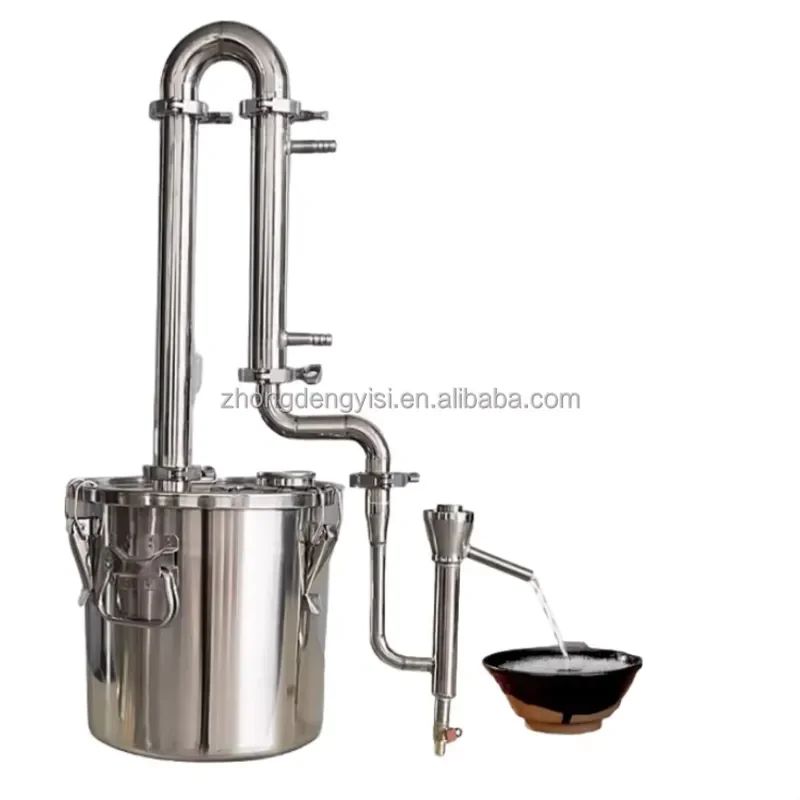 Commercial Electric Multifunctional Essential Oil Distiller Steam Distillation Extractor High Yield Frankincense