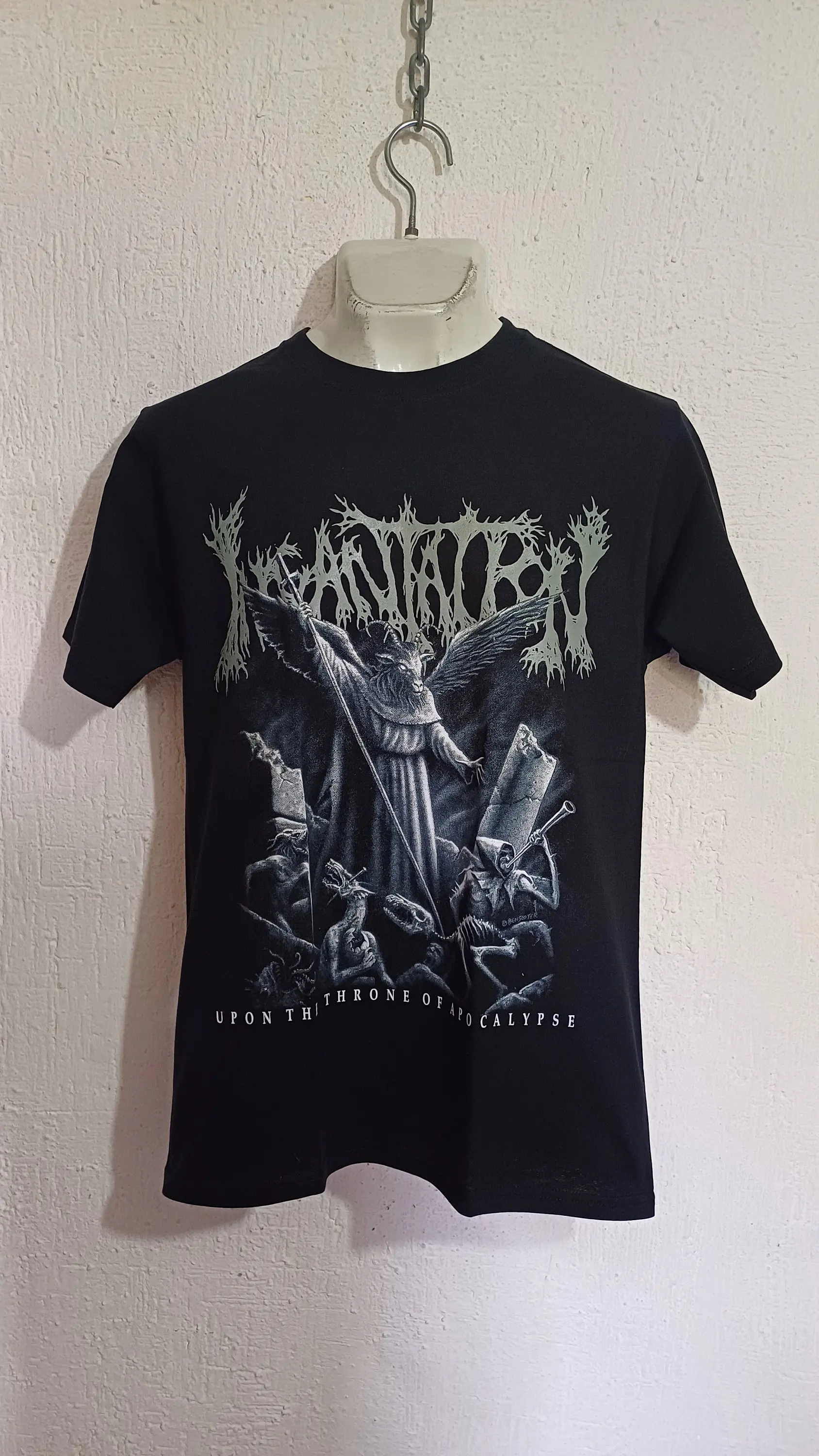 Incantation upon throne T shirt death metal suffocation nile immolation