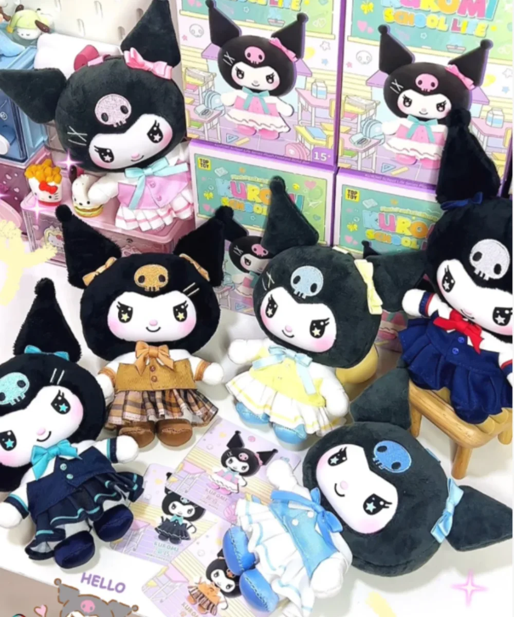 

Genuine Kuromi School Life Series Mystery Box Kuromi Kawaii Vinyl Bag Pendant Doll Blind Box Cute Toy Birthdaygirl Gifts