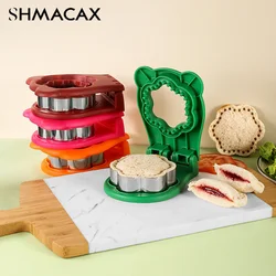 Kids Sandwich Mould Cute Flower Shaped Stainless Steel Bread Mould Cookie Cutters Mold Baking Tools For Breakfast Making