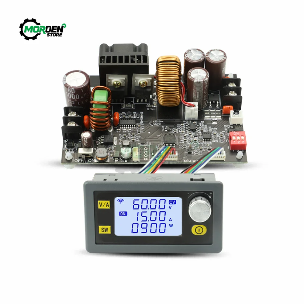 CNC 조정 가능한 DC 안정화 정전압 보드 및 정전류 스텝 다운 모듈 전원 공급 장치, XY6015L15A/900W