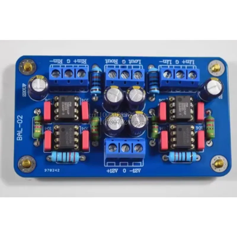 

SSM2141 Сбалансированный вход XLR с несбалансированным односторонним выходом сигнала RCA Готовая плата