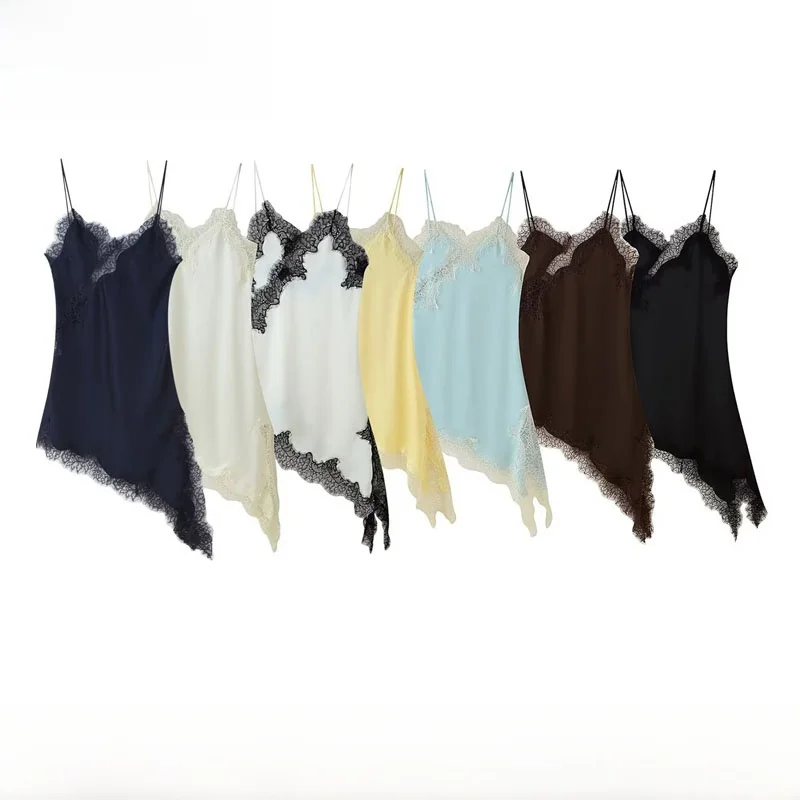 

Новая осенне-зимняя женская асимметричная юбка-шорты Dr Lace с завышенной талией из дышащего, приятного для кожи полиэфирного волокна