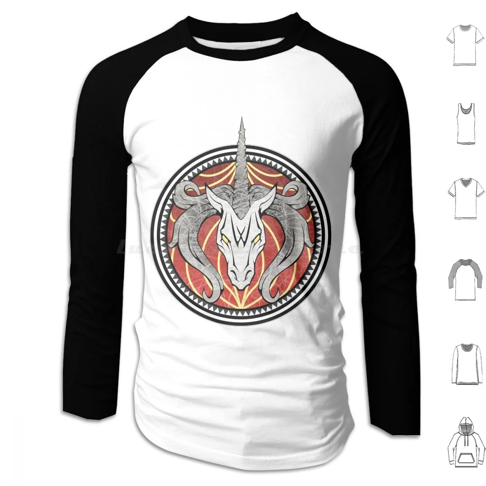 Unicornis Union Khux ( Textless ) T-Shirt Hoodie Cotton Long Sleeve Khux Kingdom Hearts Square Enix Kingdom Hearts Unchained