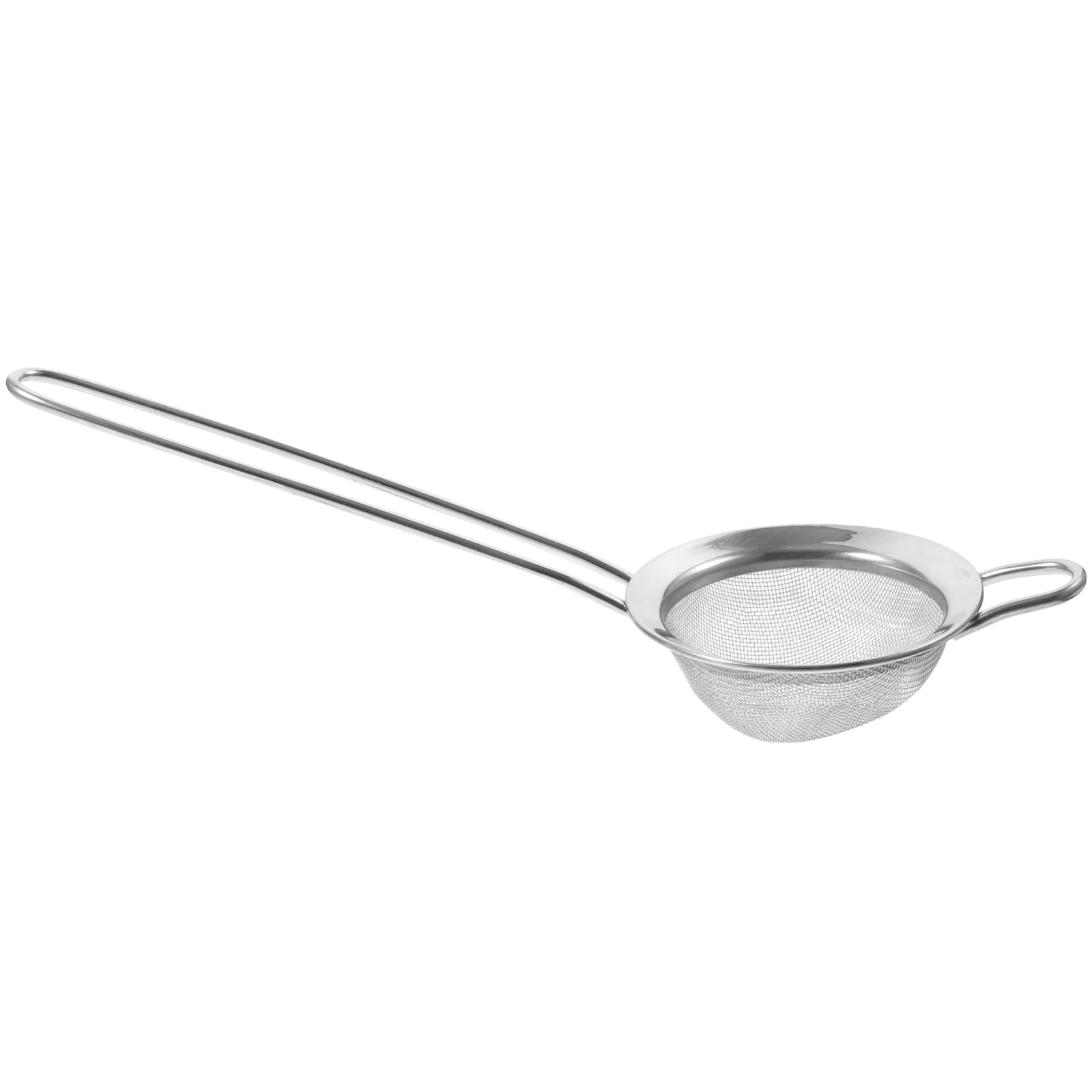 

Kitchen Stainless Steel Mesh Sieve Metal Strainer Household Handle Flour Sifter for Baking