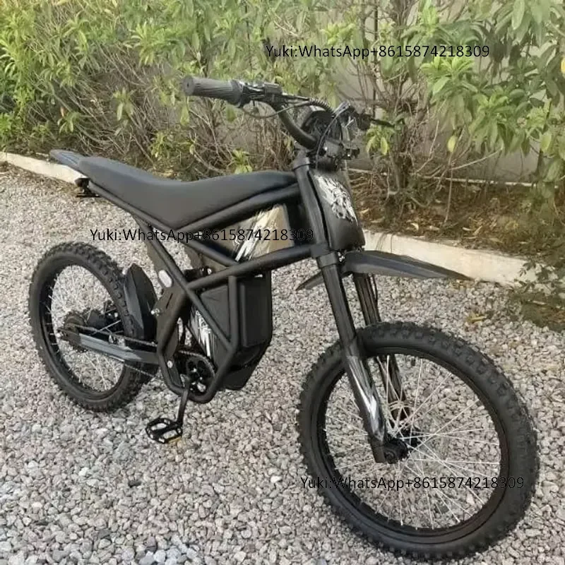 GT73 Electric Dirt Bike with for US 2000W for EU 250W Central Motor and 48V Lithium Battery Long Range Ebike