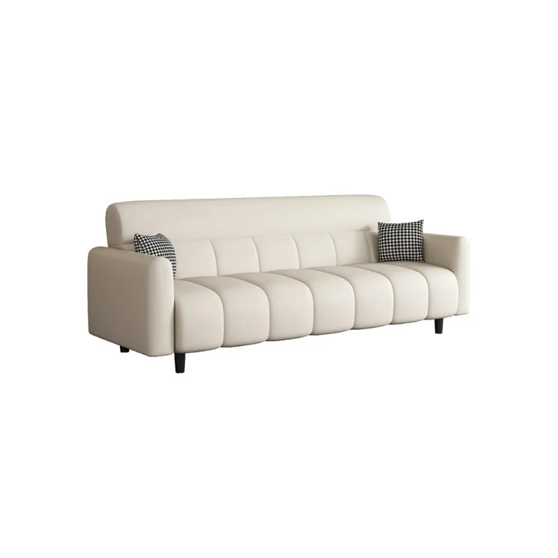 Apartment small apartment living room two-in-one multi-functional double fabric sofa