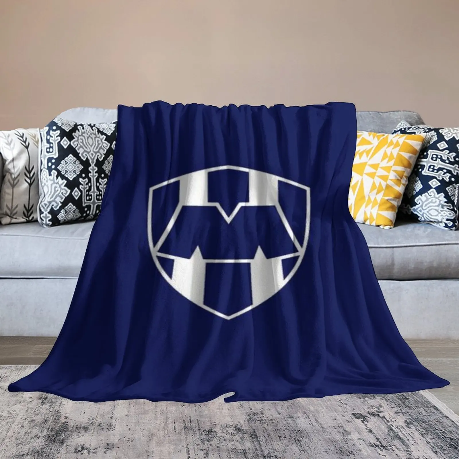 

Mexico Monterrey Throw Blanket Sofa Couch Cover Soft Cozy Microfiber Flannel Huggl Quilts Bed Blankets Decoration Gifts