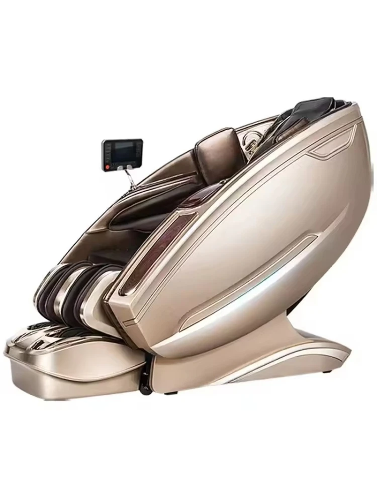 Luxury 4D Shiatsu Foot Therapy Chair Zero Gravity Airbag High-end PU Leather Massage Chair