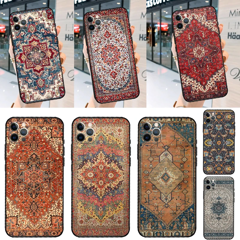 Persian Classic Art Style Pattern Case For Samsung Galaxy S25 S26 Ultra S21 S22 S23 S24 Ultra S10 S20 Plus S25 FE Cover Coque