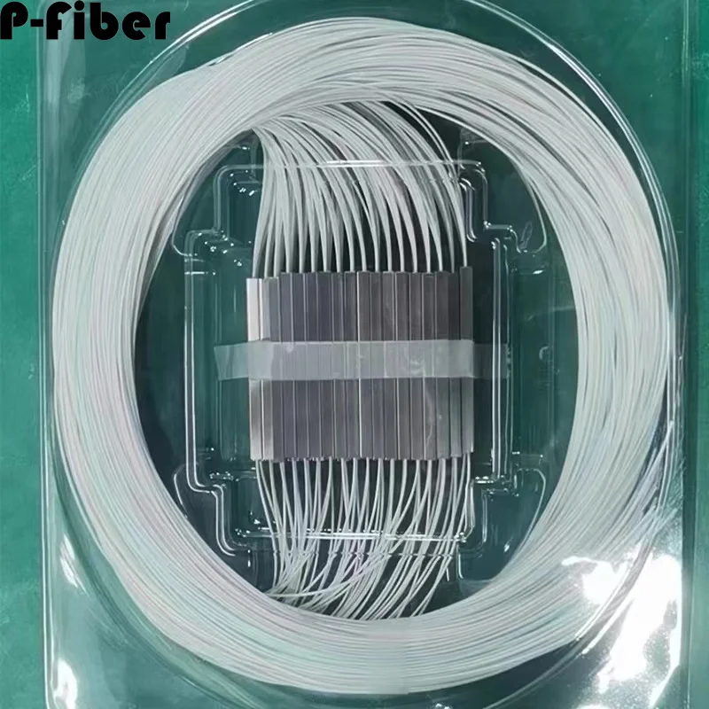 

PLC optical splitter 10pcs steel tube micro optical splitter 1*8 1*4 1*2 1*16 1*32 1*64 mini fiber optic splitter