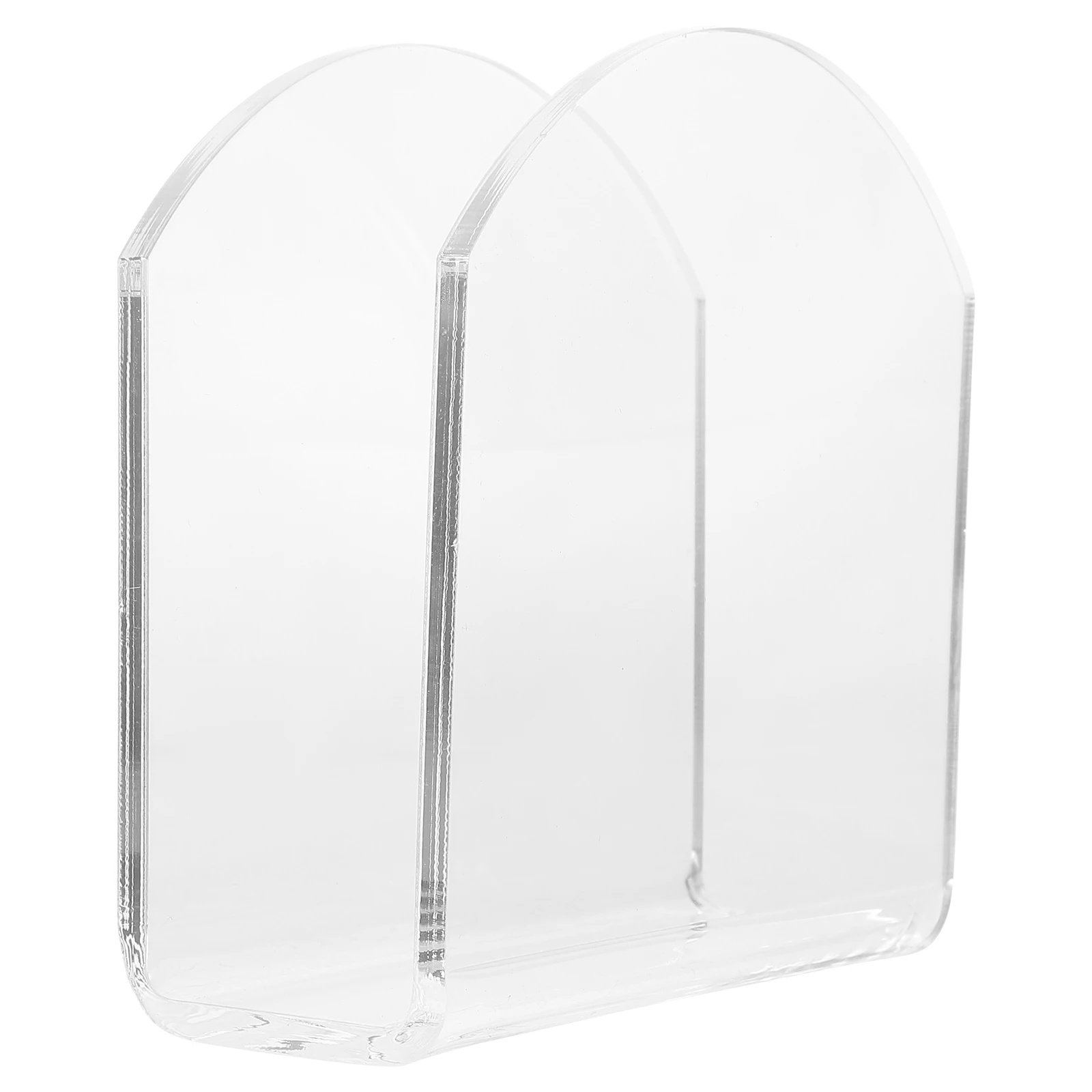 

Acrylic Napkin Holder Transparent Tissue Stand Freestanding Rack for Home Dining Kitchen Table Storage Solution