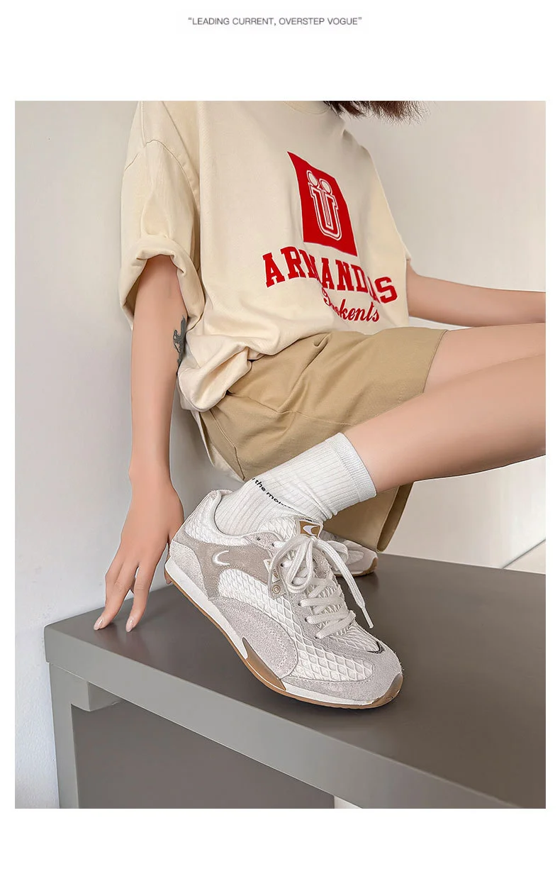 2025 Mesh Breathable Flat Sports Shoes Tide Men's and Women's Tennis Shoes New Men's Running Shoes Professional Training