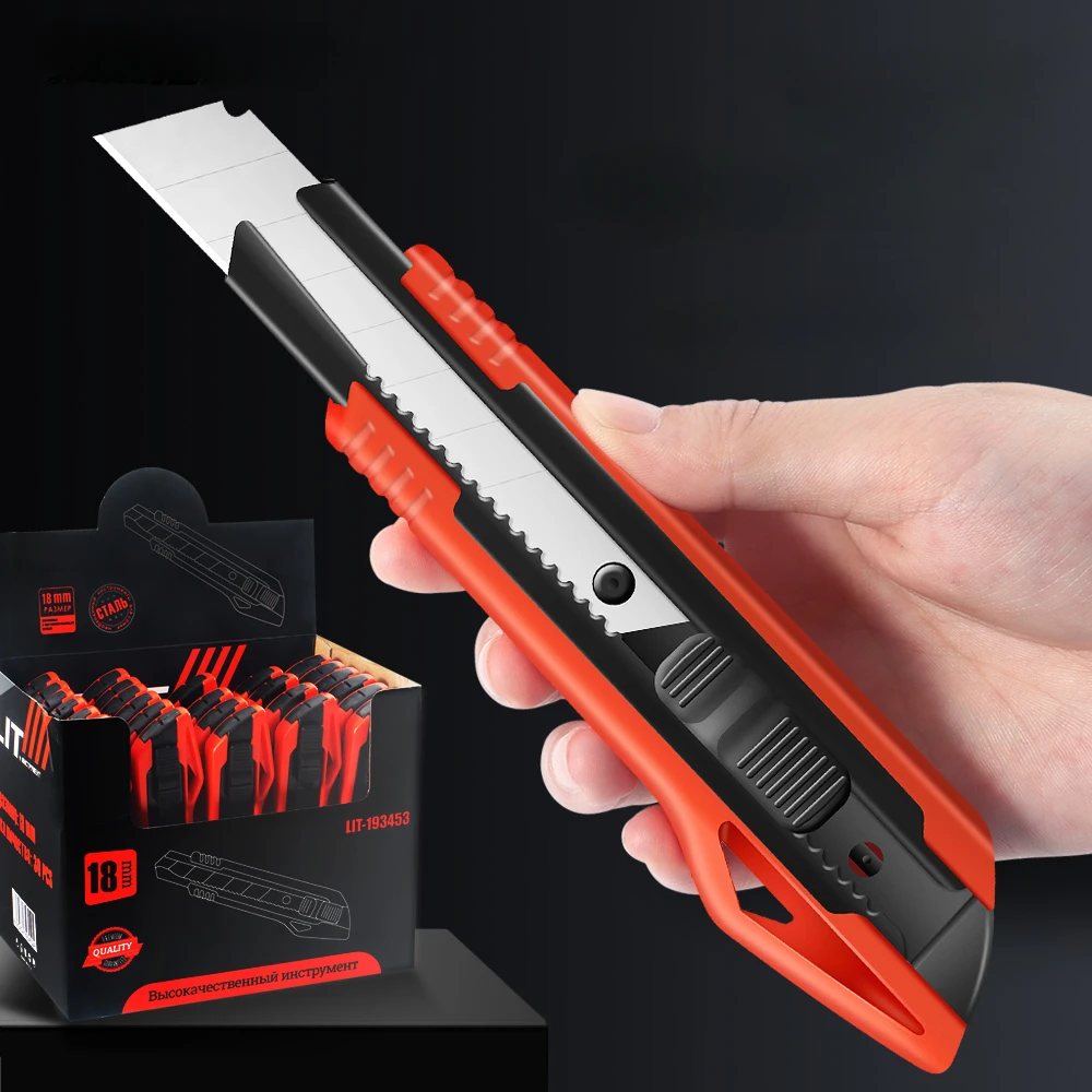 1Pcs Aluminum Alloy Utility Art knife High Quality Sharp Multi-Purpose Wallpaper Knife Tool Knife Stationery Cutting Supplies