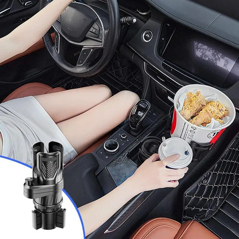 Automotive Cup Holder Adapter Vehicle Cup Holder Expander Adjustable Base Car Cup Holder Insert Gear Transmission Design