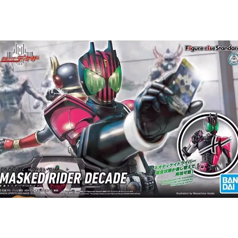

In Stock Bandai Figure-rise FRS Kamen Rider Decade Plastic Model Kit Articulated Action Figure Official Genuine Product Gift TOY