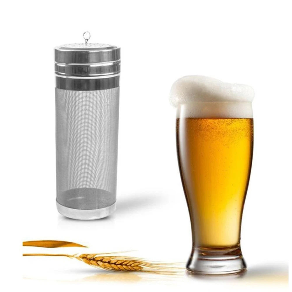 1pcs Hops Filter Cartridge Strainer Stainless Steel For Brewing Beer Filtering Coffee Making Compost Tea Longevity Rust-proof