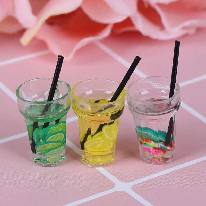 1:12 Scale cup drink for dollhouse miniature toy doll food kitchen accessories