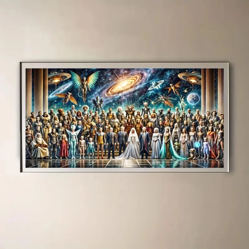 5D Diamond Art Cosmic Civilization Movie Characters Diy Diamond Painting Full Square Round Diamond Mosaic Jewelry Cross Stitch