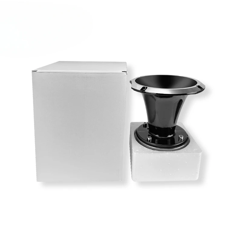 المهنية 2." سائق ضاغط الحلق الألومنيوم الناشر التيتانيوم 8 أوم 600 واط مكبر صوت للسيارة القرن #4