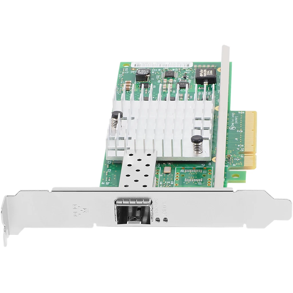 10-Gigabit-PCIe-X8-Netzwerkkarte, SFP+ Glasfaser-Serveradapter, Unterstützt Windows, Linux, VMware für Rechenzentren und Unternehmensserver – Detail 6