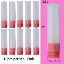 Récipient pour fraises à ongles, trou de 2.35mm, 8 couleurs, 10 pièces