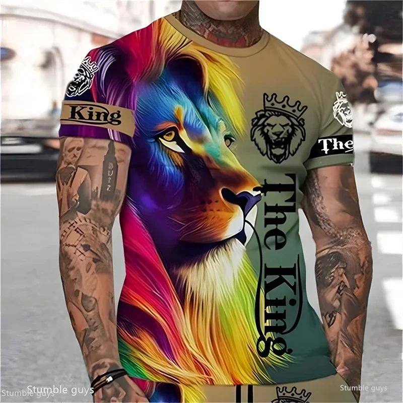 2026 Herren Mode Street-Style T-Shirt Sommer Anime Grafik Locker Kurzarm Atmungsaktiv Leicht Übergroß