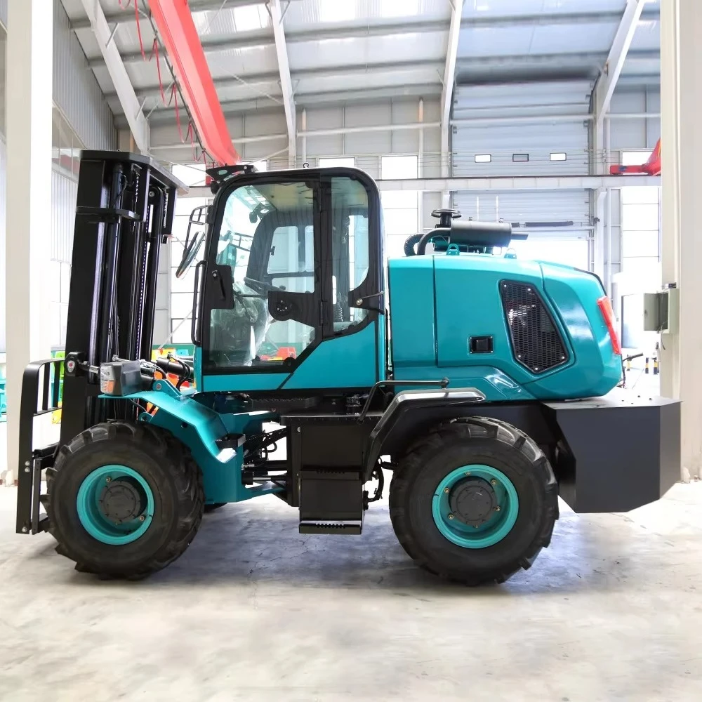 New 4WD Off Road Forklift EPA Diesel Engine Articulated Forklift Portable Outdoor Forklift Hot Sale for Rough Terrain