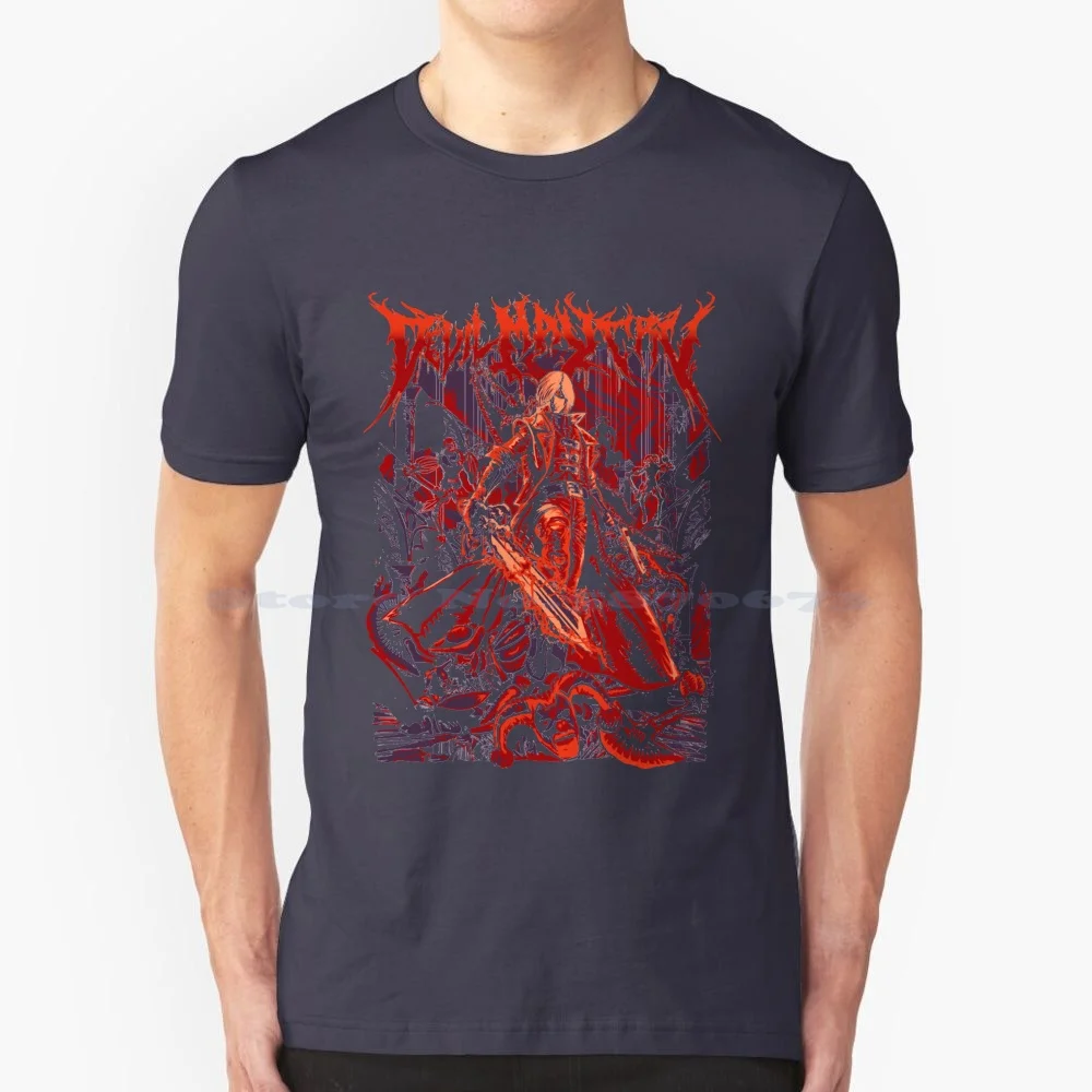 Devil May For Fans T Shirt 100% Cotton Tee Cry Fan Art