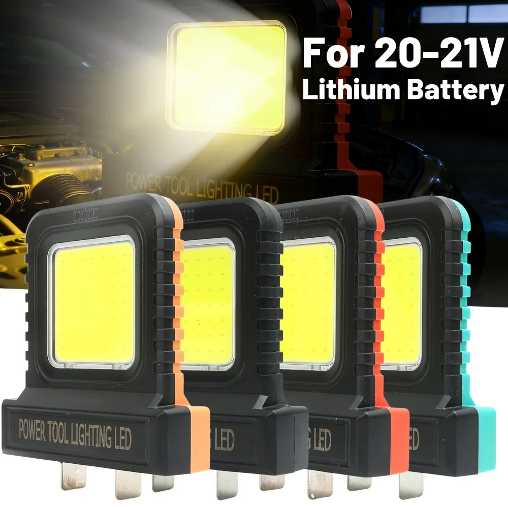 

Яркий светодиодный рабочий светильник 14 Вт, беспроводной для литиевой батареи 20-21 В, IP67, водонепроницаемый портативный прожектор, уличный строительный кемпинг