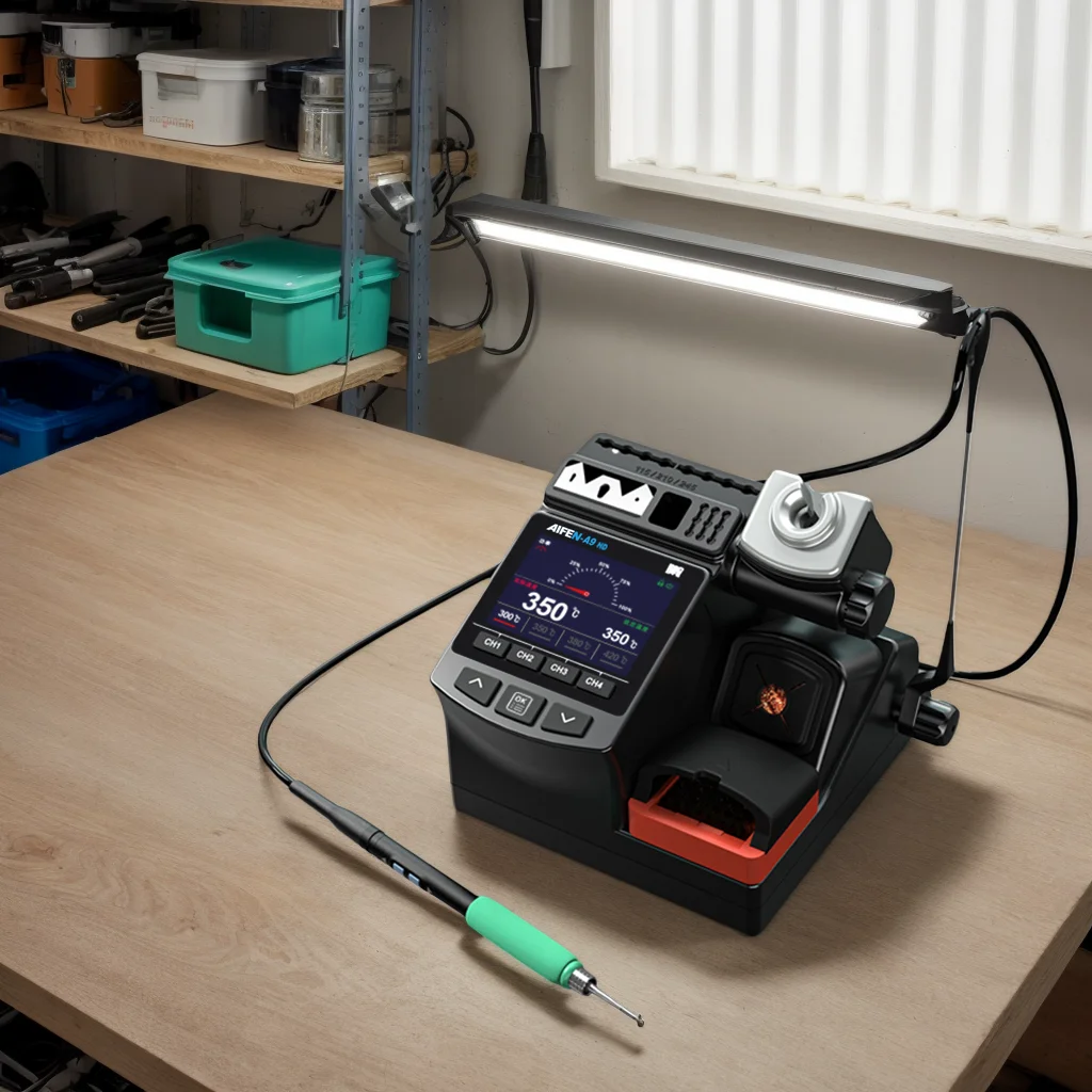 AIFEN A9HD Soldering Station Compatible Soldering Iron Tip 210 Handle Control Temperature Welding Rework Station
