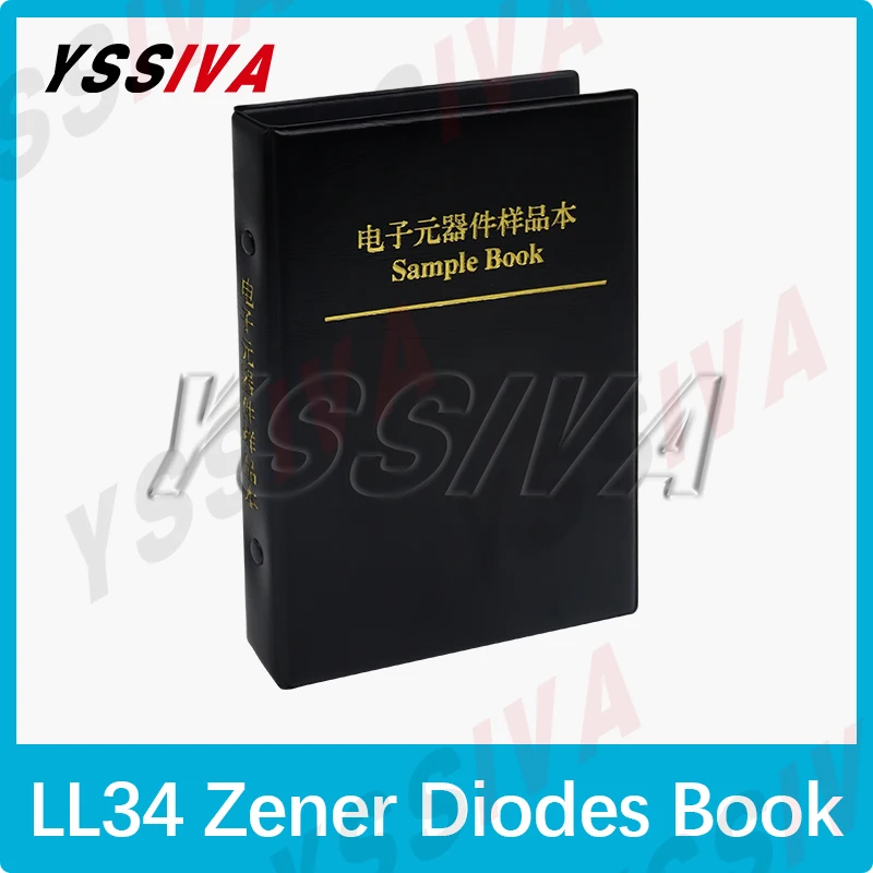 LL34 SMD Zener Diode Sample Book LL4148 1/2W 2V-47V 34Values Package 0.5W Series Commonly Used Assorted Kit