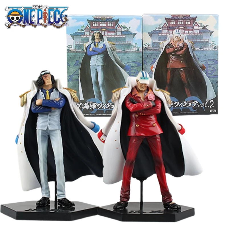 Anime One Piece Admiral Of The Navy Figure Headquarters Sengoku Aokiji Kizaru Akainu Action Figurines Pvc Model Statue Toys Gift