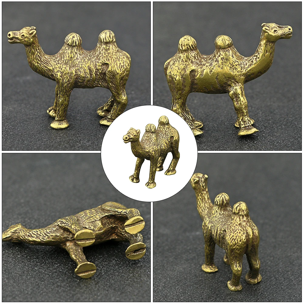 

1pc Retro Statue Home Decor Mini Statue Living Camel Room Camel Decoration Shelf Desktop Car Ornament Decoration