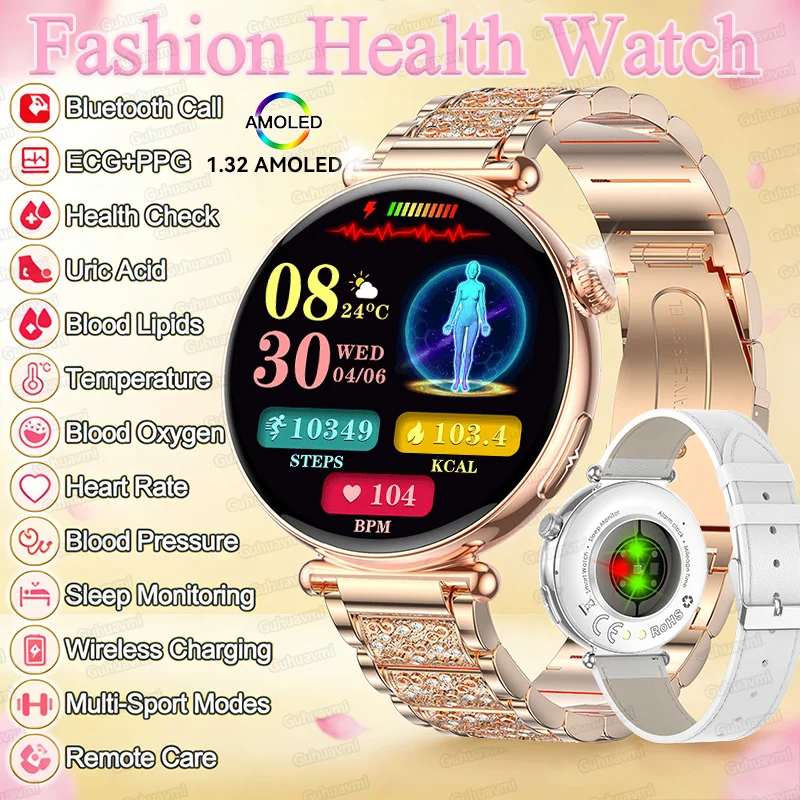 

Новые модные умные часы 2026 года для женщин: ЭКГ, микро-обследование, измерение пульса, Bluetooth-звонки.