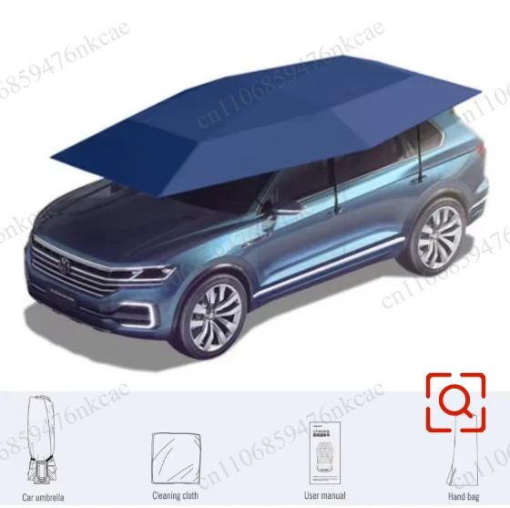 CarSemiautomatic Fullauto Sun Protection Folding Car Cover Sunshade Remote Control Retractable Roof Umbrella For SUV Shed