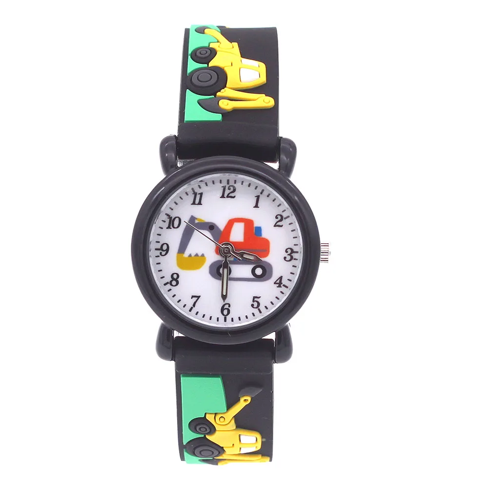 New Fashion Cartoon Watches Toys Children's Electronic Casual Watch Leather Strap Boys Girl Quartz Watch Kids Gift Boy Gifts