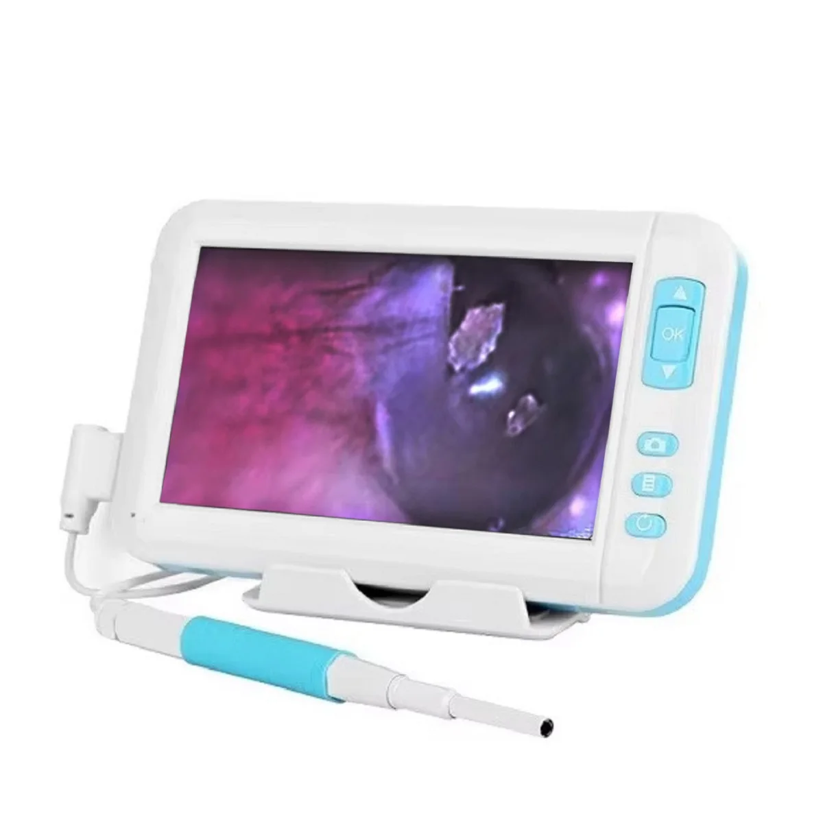 2025 C01 4.3 Inch IPS Screen Endoscope Otoscope 1080p Camera Visual Ear Cleaner Spoon Picker Targeted Ear Wax Removal Tool