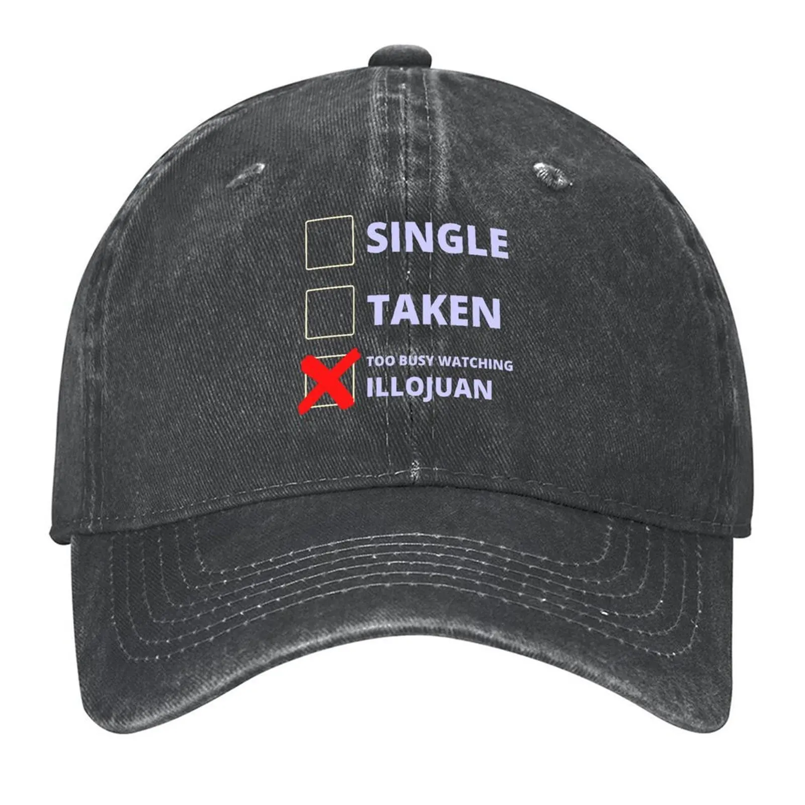 

Illojuan Funny Single Taken Baseball Cap Christmas Hat sailor cap for men custom caps New In The Hat Men Hats Women's