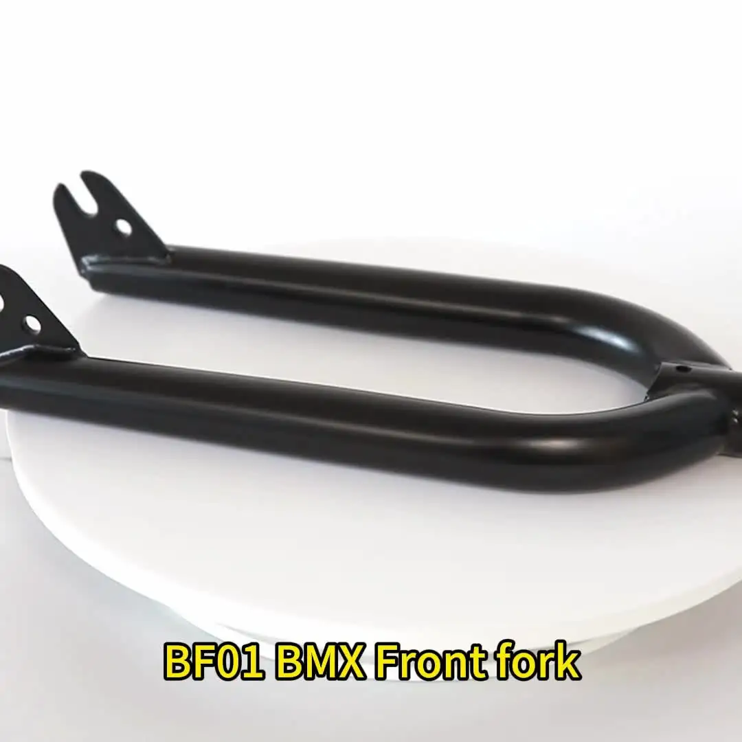 BMX用フロントフォーク 20インチ ブラッククローム 28.6x163mm