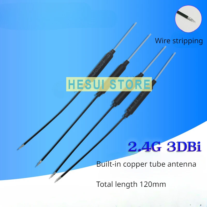 10pcs 2.4G built-in copper tube antenna WiFi Bluetooth wireless module antenna