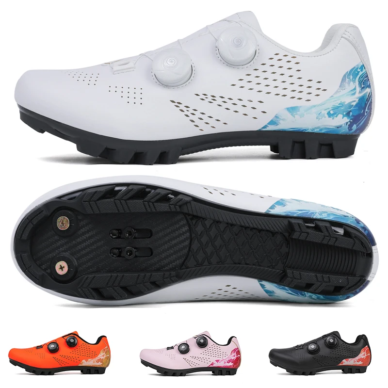 

Cycling Flat MTB Shoes Mountain Sneakers Men Footwear Dirt Bike Racing Clit Bicycle Woman Road Spd Speed Cleat Biking